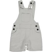 Boys Grey Woven Shortie Overalls by Me & Henry