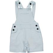 Boys Pale Blue Woven Shortie Overalls by Me & Henry