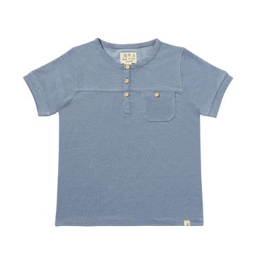 Boys Boardwalk Henley Tee Royal Pique by Me & Henry