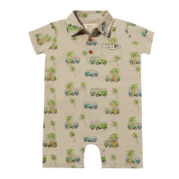 Boys Molokai Printed Romper by Me & Henry