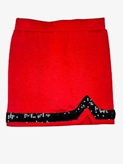 Girls Game Day Cheer Skort with Sequin Stripe by ML Kids