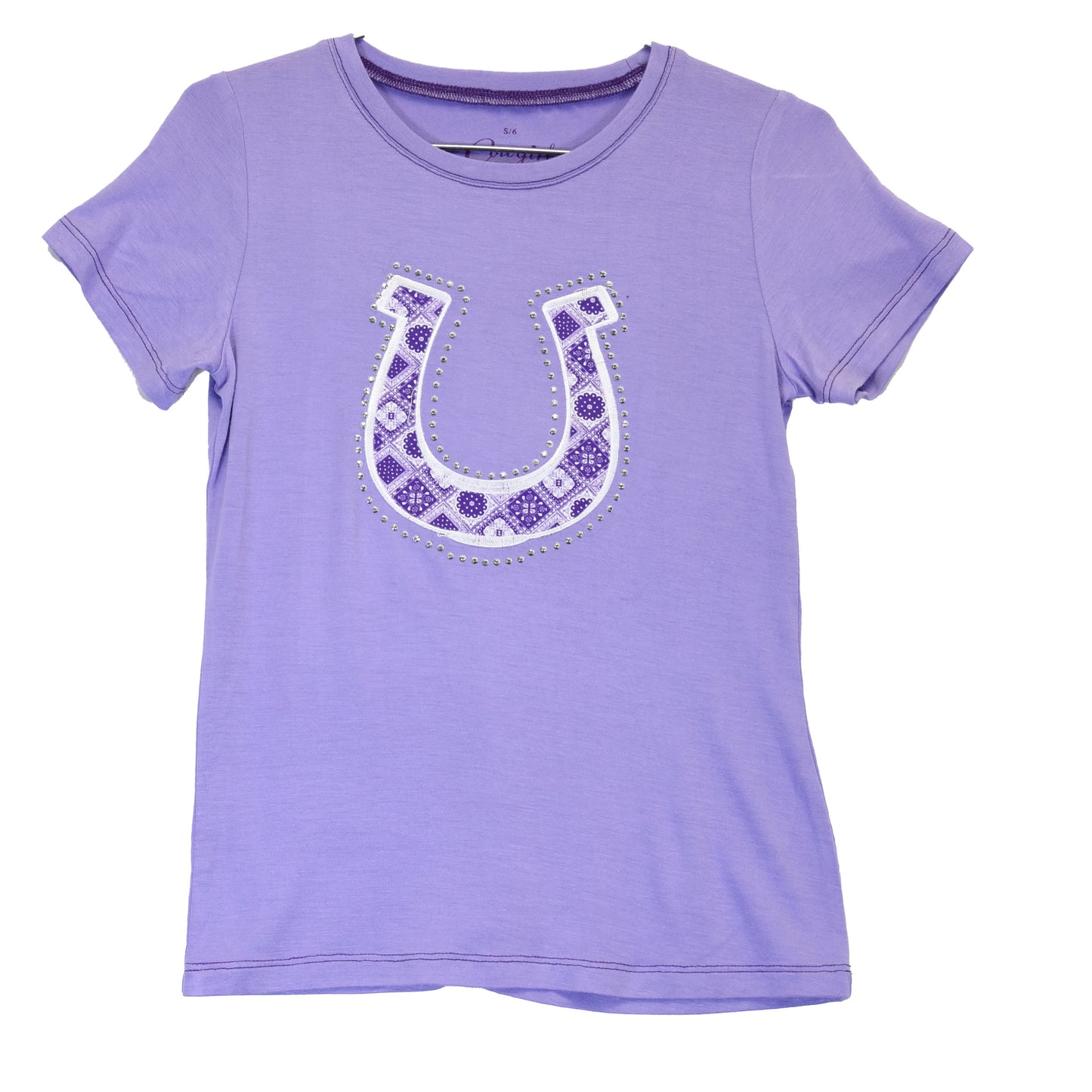 Girls Bandana Horseshoe S/S Tee by Cowboy Hardware