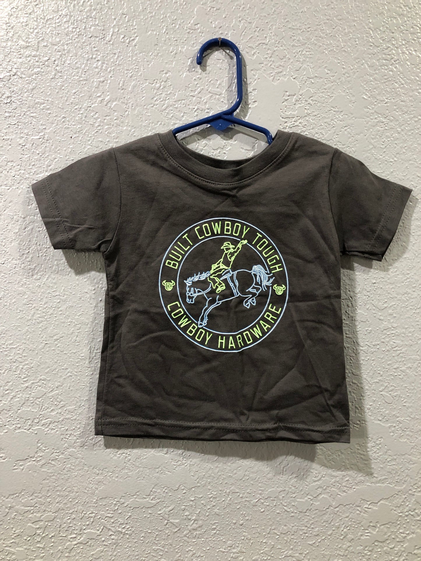 Boys Gray Built Cowboy Tough Tee by Cowboy Hardware