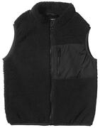 Boys Black Gilt Sherpa Vest by Me & Henry