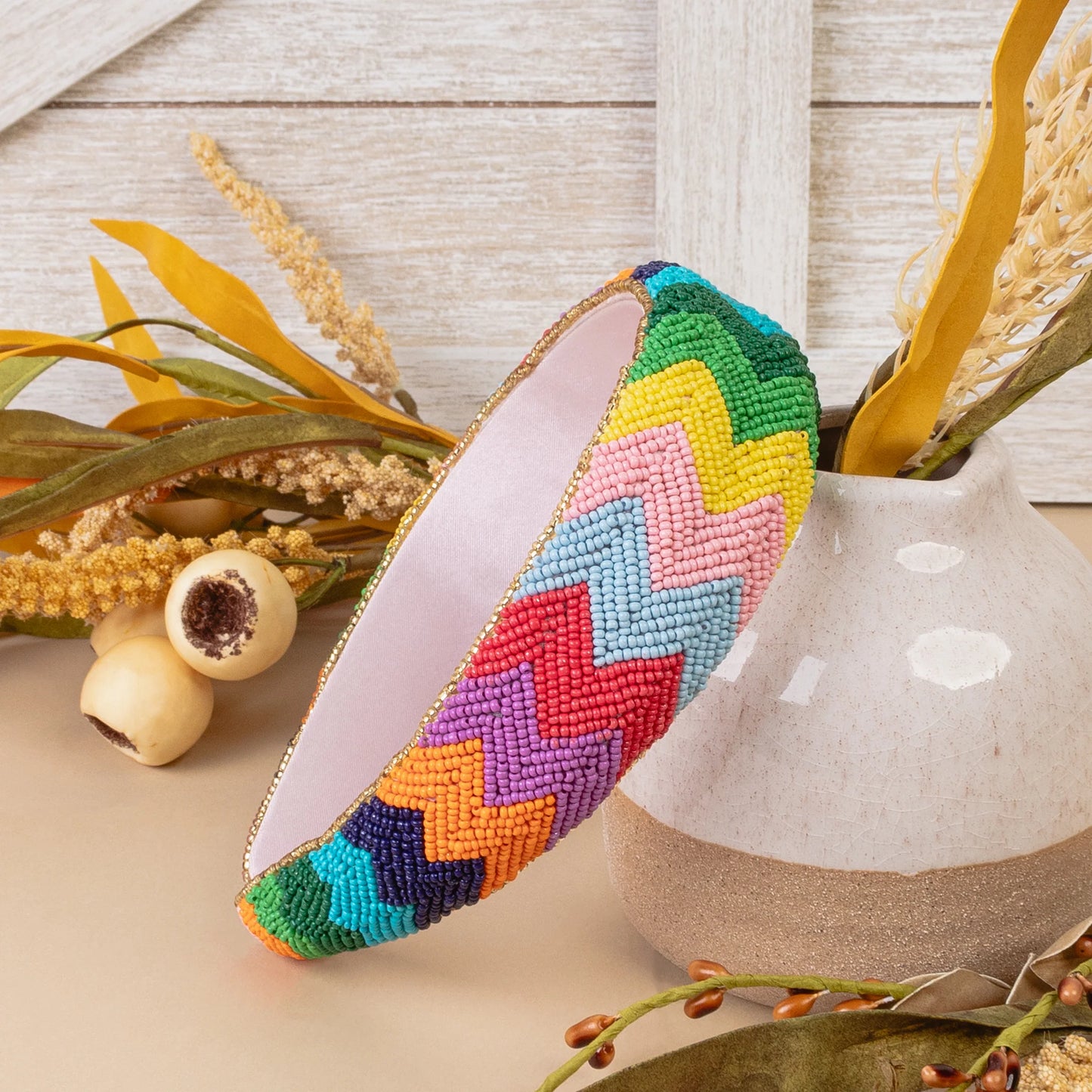 Beaded Headband-Multi