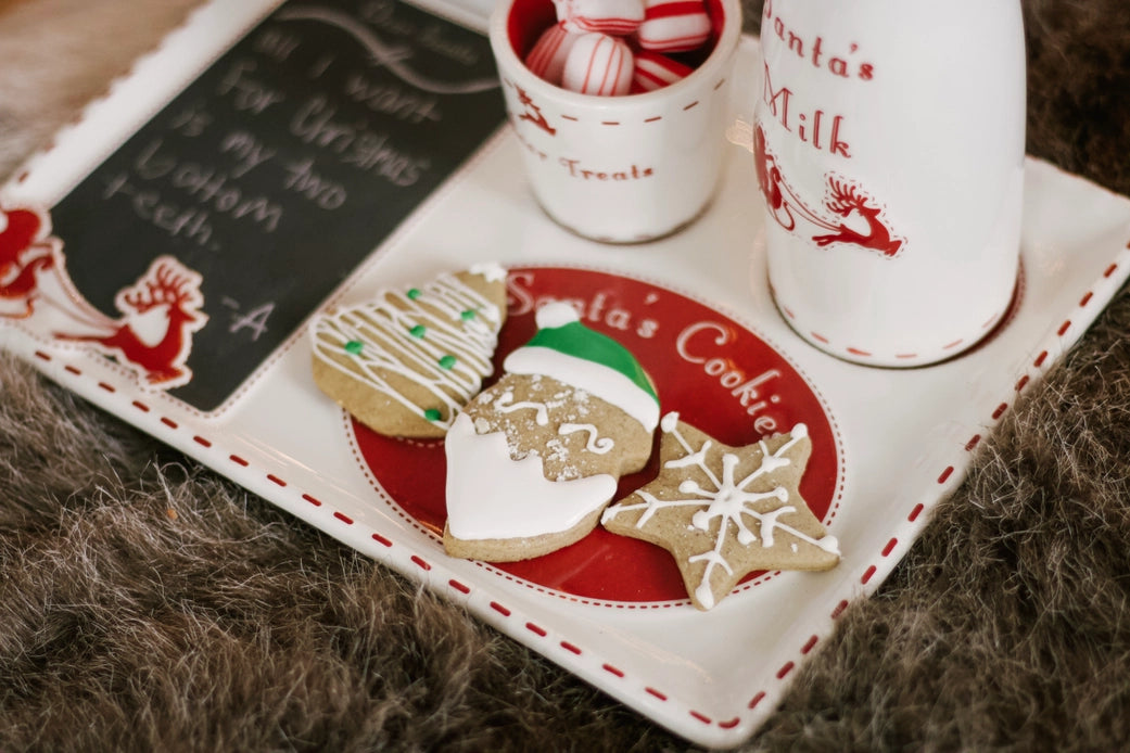 Santa's Cookie Platter with Cutters by A Child To Cherish