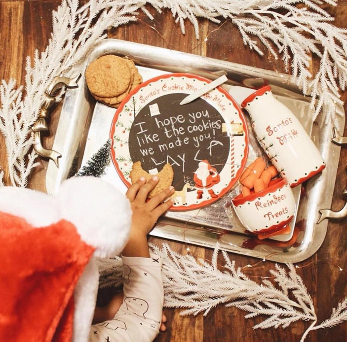 Santa's Message Plate Set (3 Pieces) by A Child To Cherish