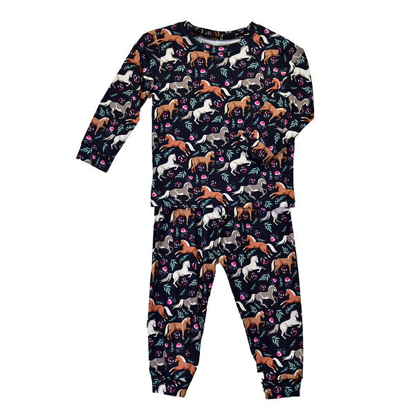 Girls Horse Flowers Print Playset by Cowboy Hardware