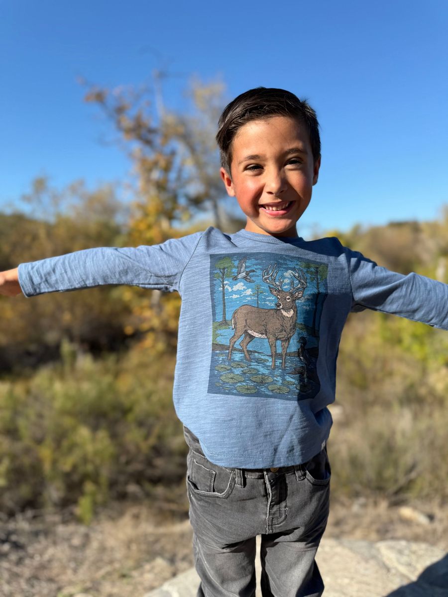Boys Deer Print Cherokee Printed Tee by Me & Henry
