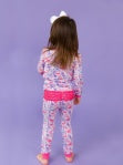 Girls Sweetie-saurus One Piece Footie Pajamas by RuffleButts