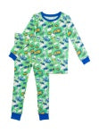 Boys Boom Pow Long Sleeve Pajamas by RuffleButts