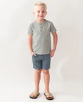 Boys Heather Navy Hybrid Shorts by RuggedButts