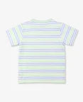 Boys Surf Crew Stripe SS Knit Henley Bodysuit or Shirt by RuggedButts