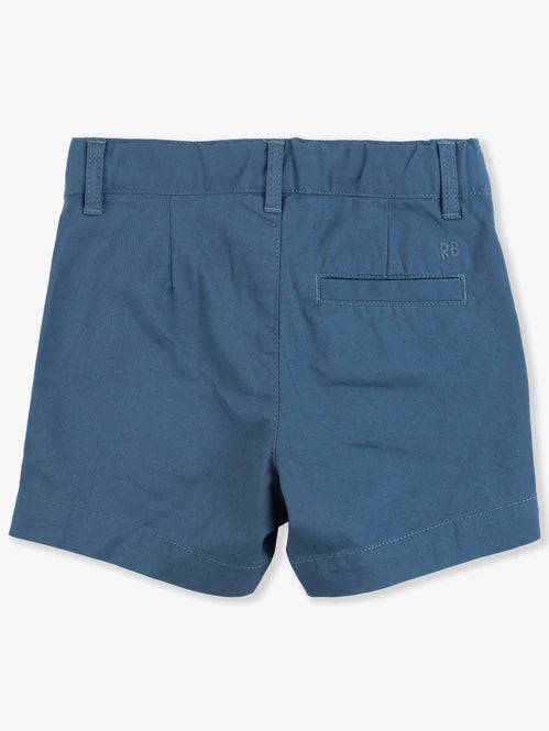 Boys Indigo Stretch Chino Shorts by RuggedButts