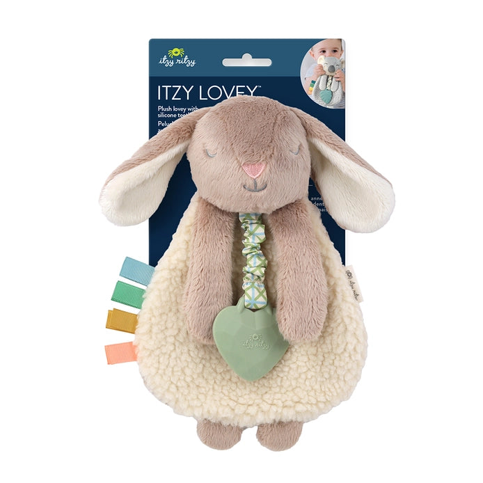 Itzy Friends Lovey Plush by Itzy Ritzy-Taupe Bunny