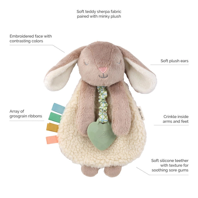 Itzy Friends Lovey Plush by Itzy Ritzy-Taupe Bunny