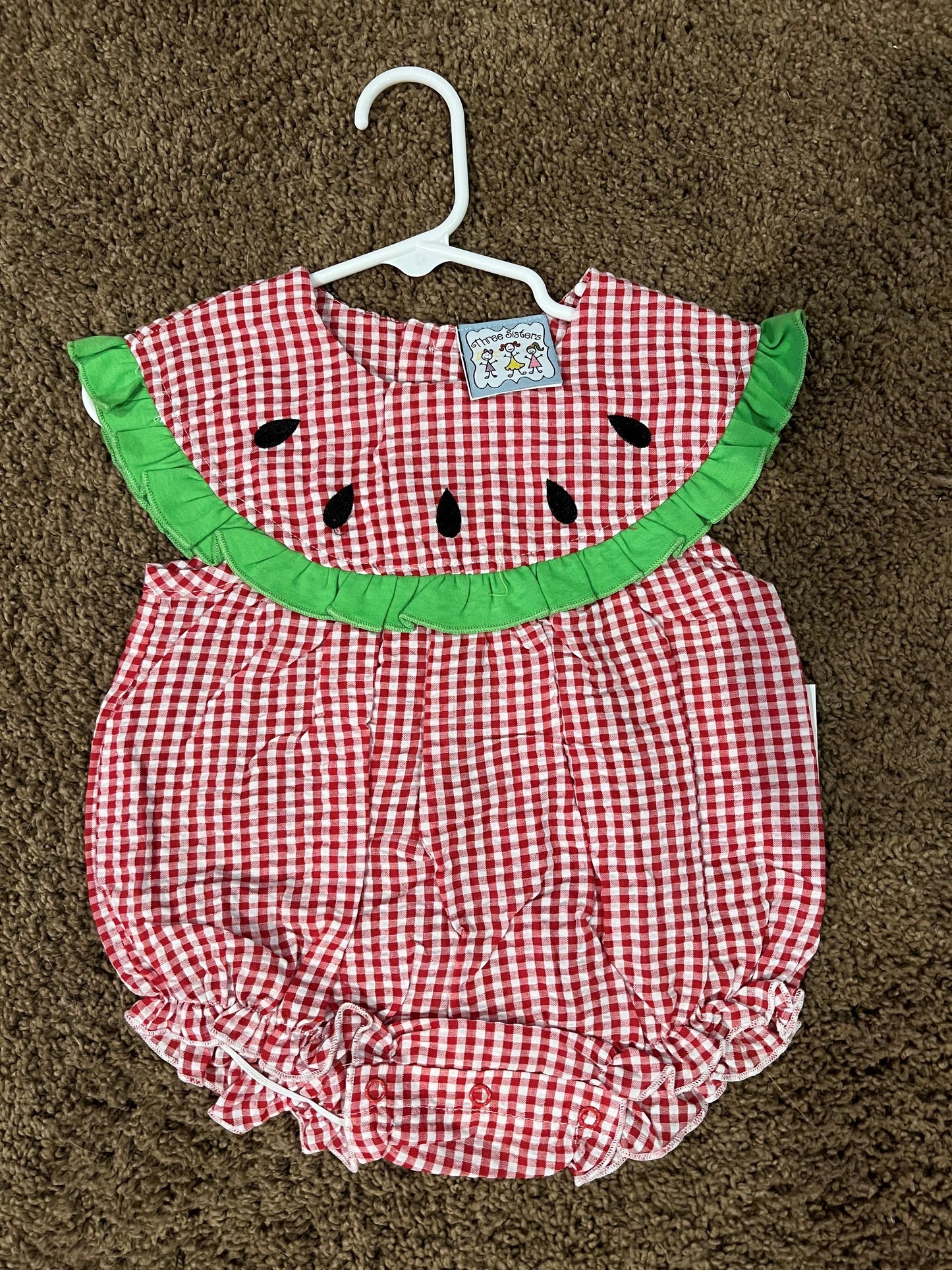 Baby Girls Watermelon Romper