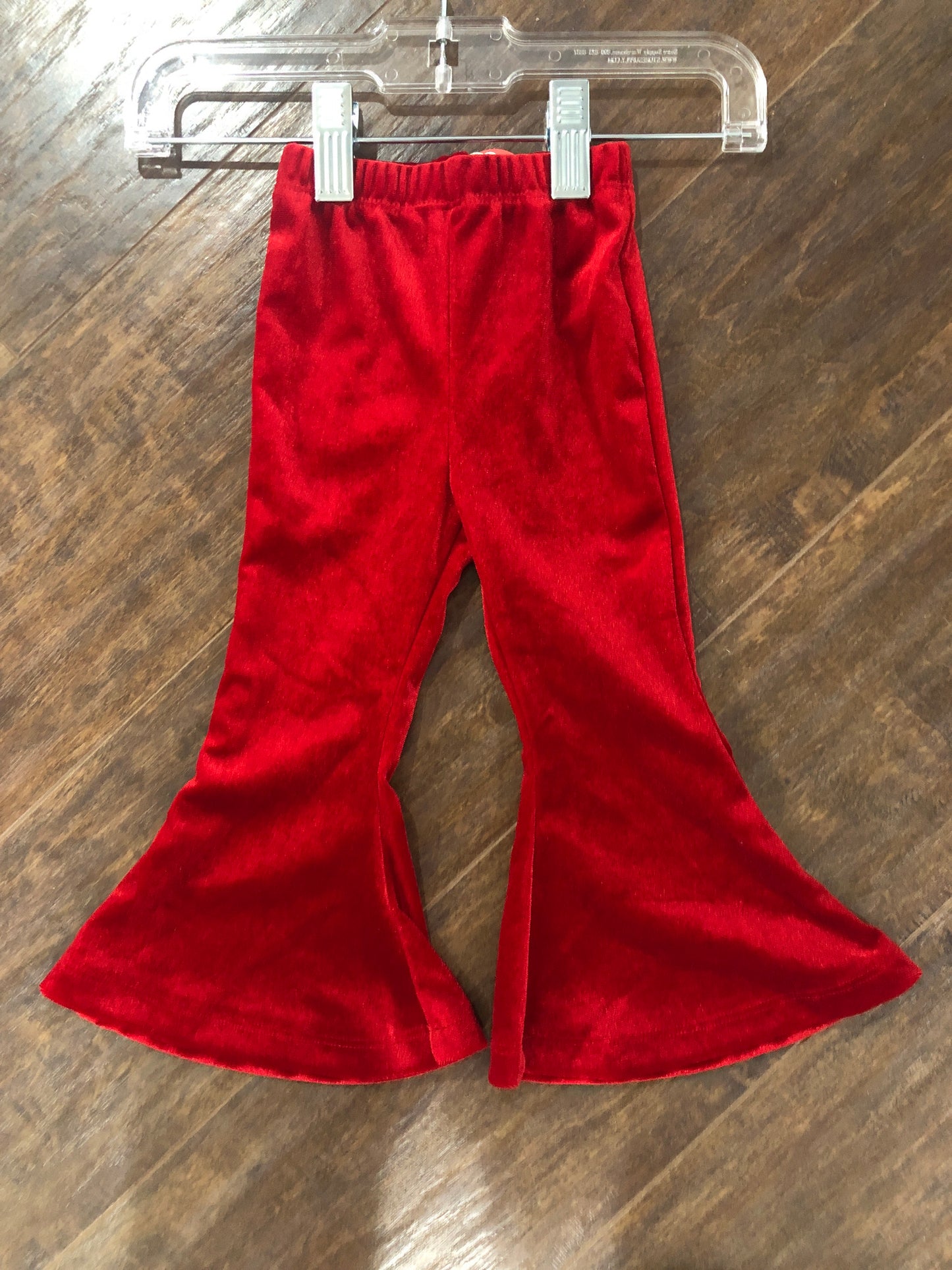 Girls Red Velvet Leggings by Mila & Rose