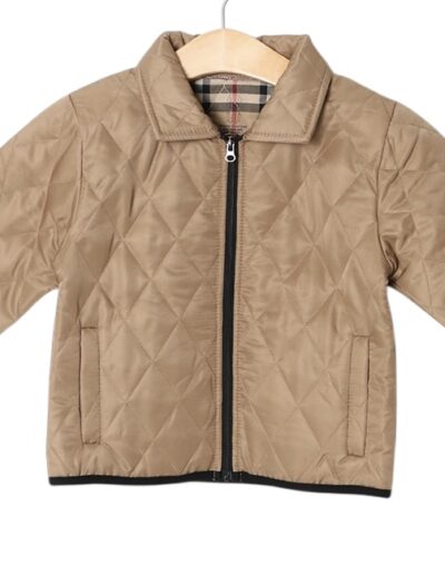 Boys Tucker Jacket-Brown/Plaid by Millie Jay
