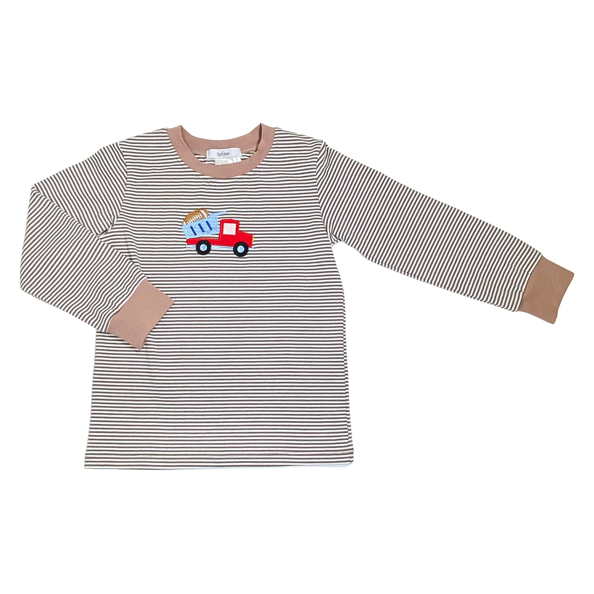 Boys Dump Truck Applique T-Shirt by Ishtex