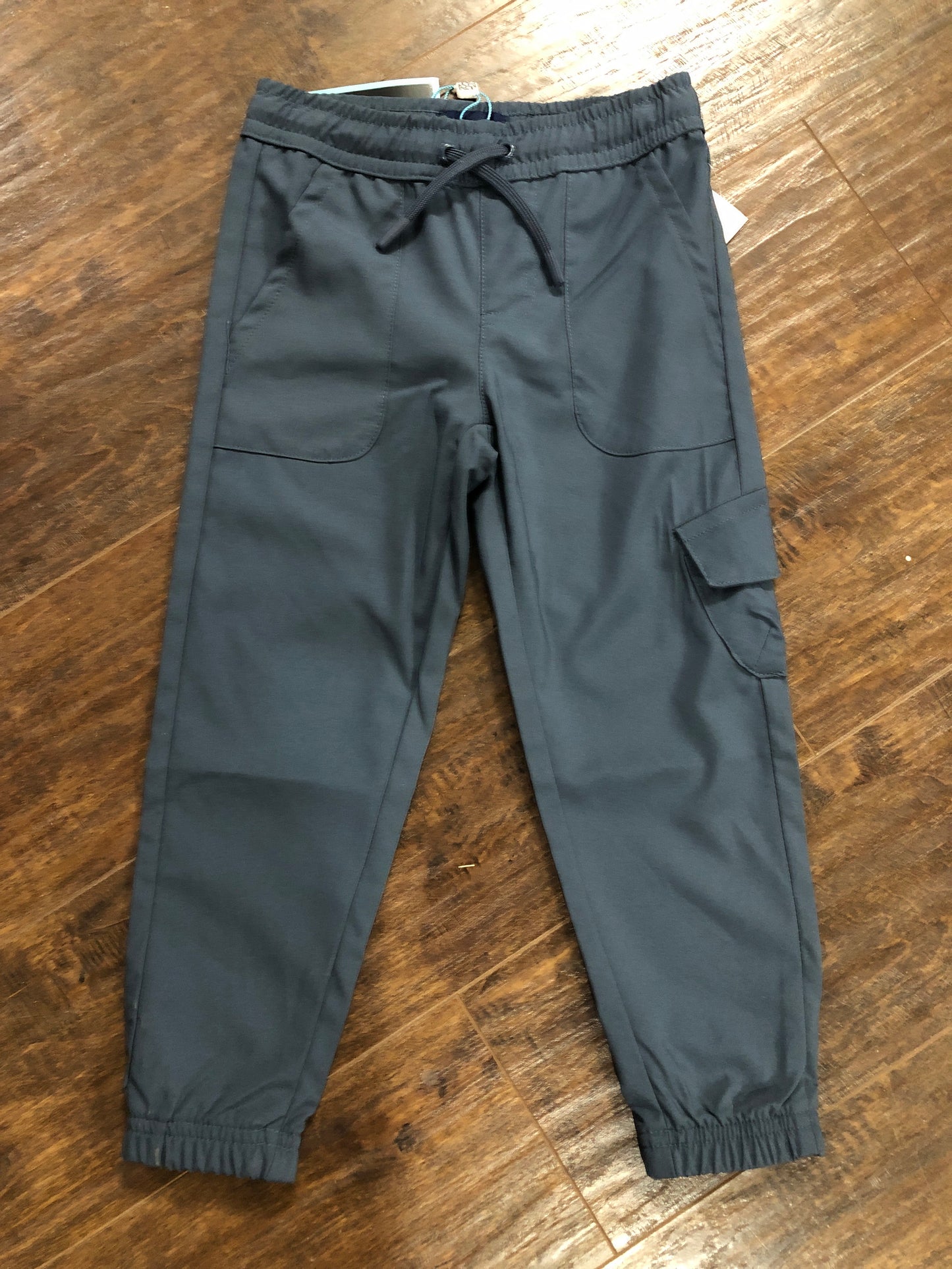 Boys Navy Parachute Joggers by Andy & Evan