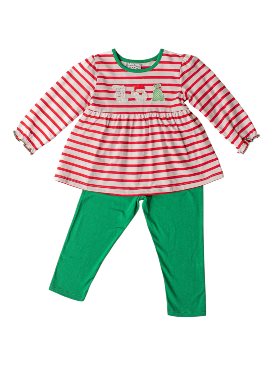 Girls Making His List Legging Set by Three Sisters