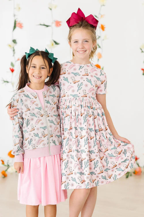 Girls Cactus Cowgirl Shimmer Jacket by Mila & Rose