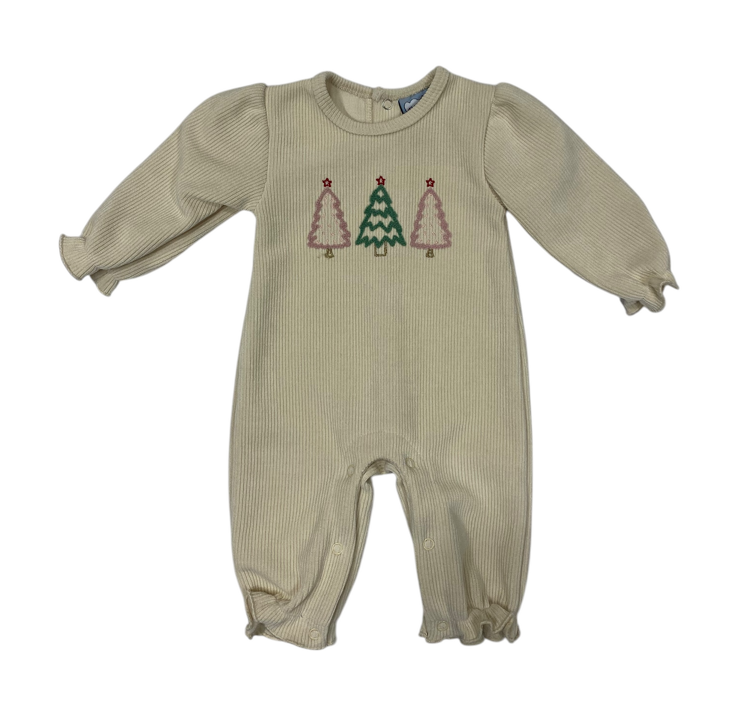 Girls O' Christmas Tree Romper by Three Sisters