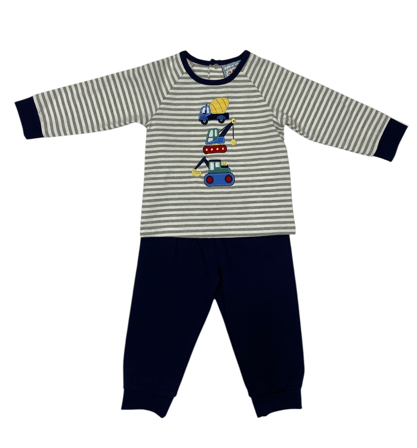 Boys Construction Jogger Set by Three Sisters