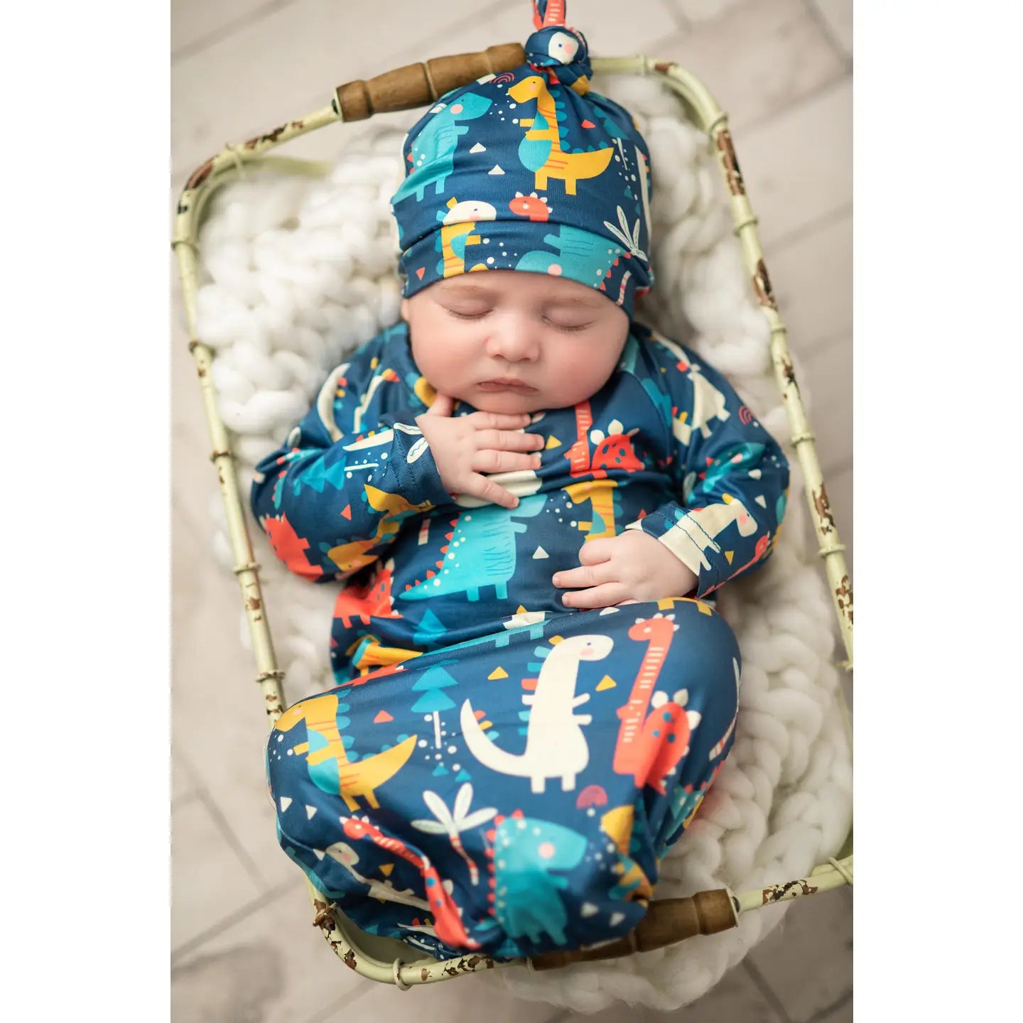 Adorable Sweetness Baby Gown and Hat