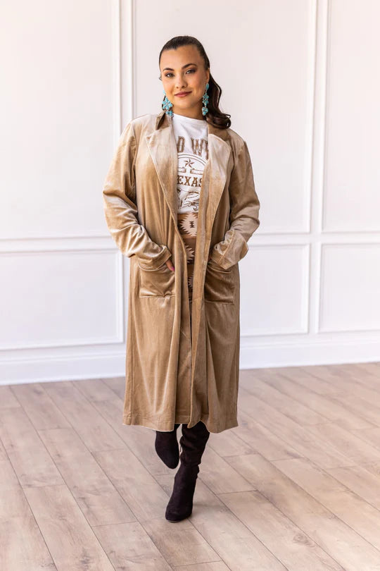 Ladies Grace & Emma Hard Candy Velvet Jacket