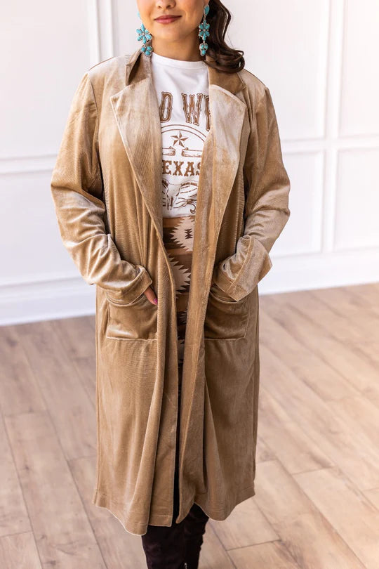Ladies Grace & Emma Hard Candy Velvet Jacket