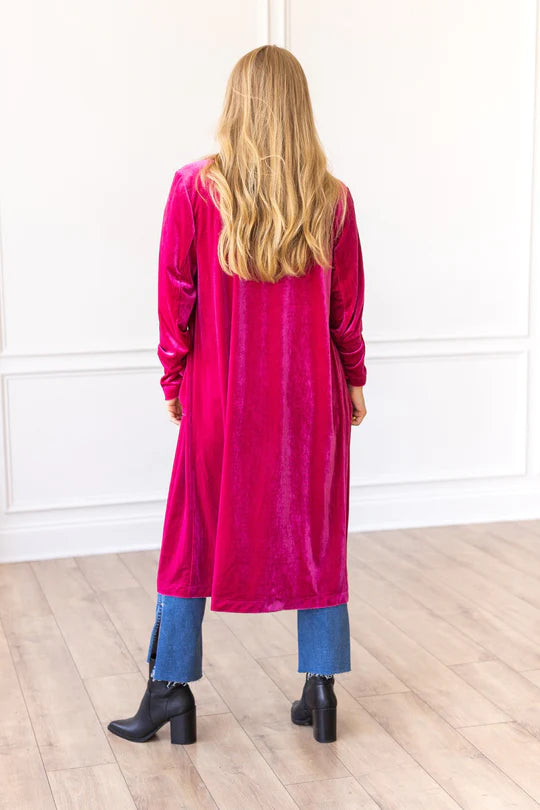 Ladies Grace & Emma Hard Candy Velvet Jacket