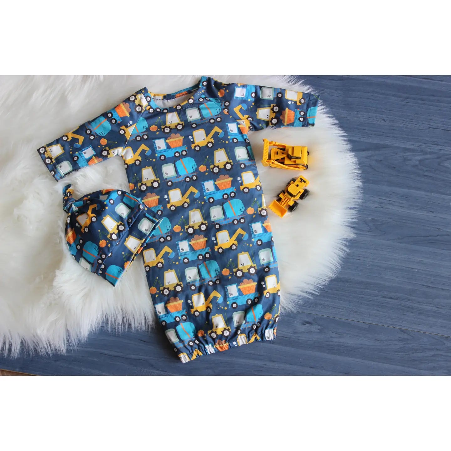 Adorable Sweetness Baby Gown and Hat