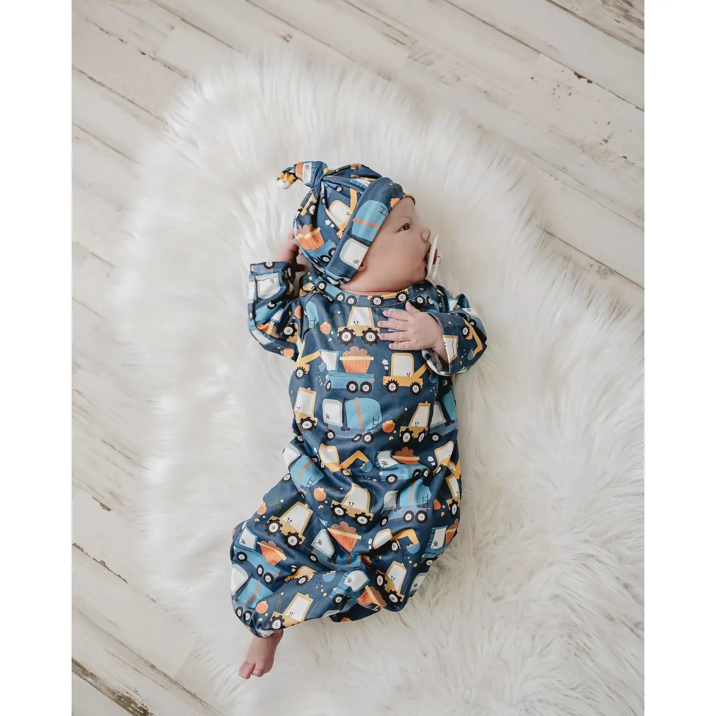 Adorable Sweetness Baby Gown and Hat