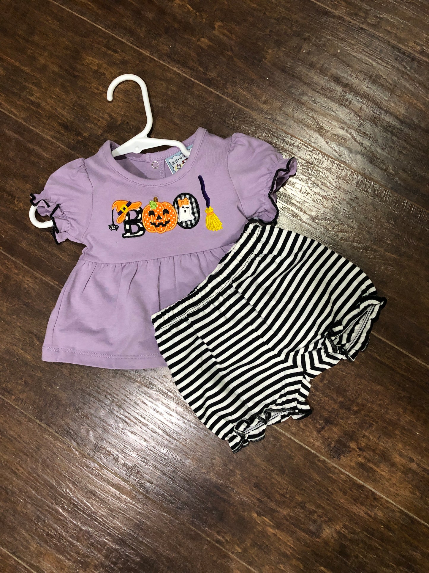 Girls "Boo" Bloomer Set by Three Sisters