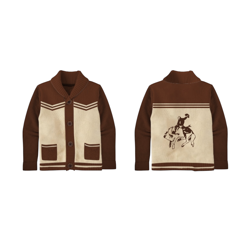 Boys Bucking Horse Sweater by Shea Baby