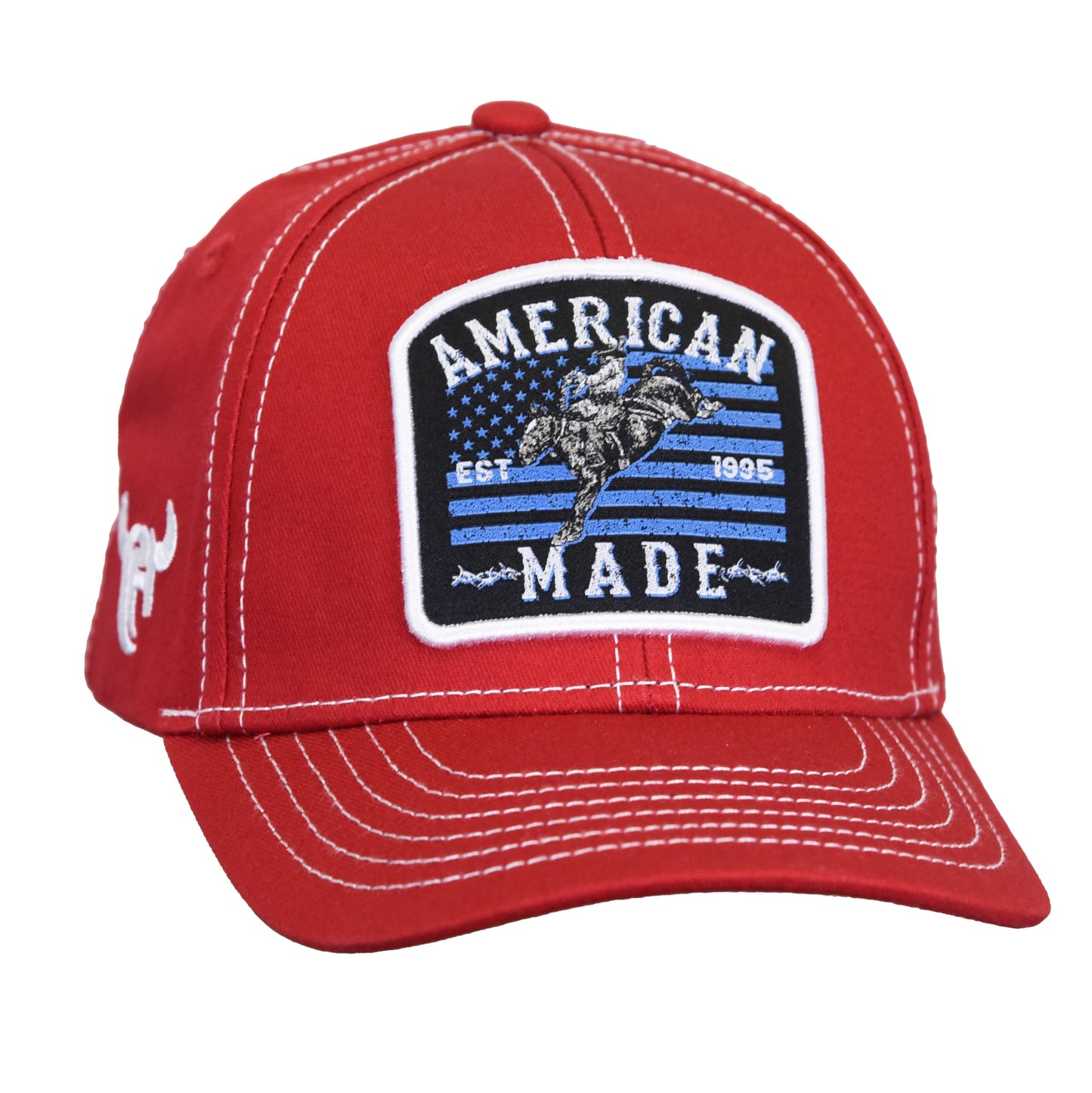 Red American Made Cap by Cowboy Hardware