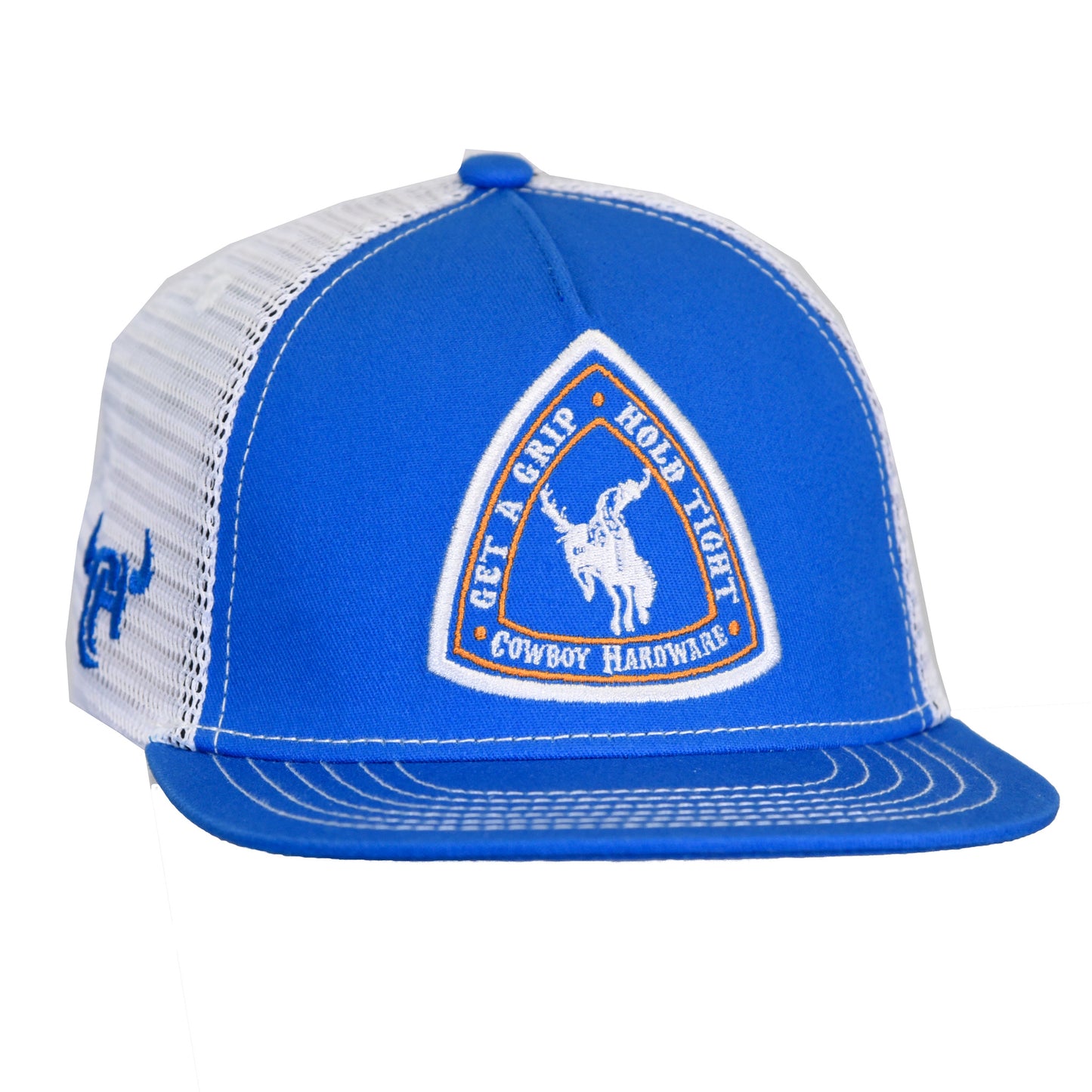 Get a Grip 5 Panel Flat Bill Cap by Cowboy Hardware