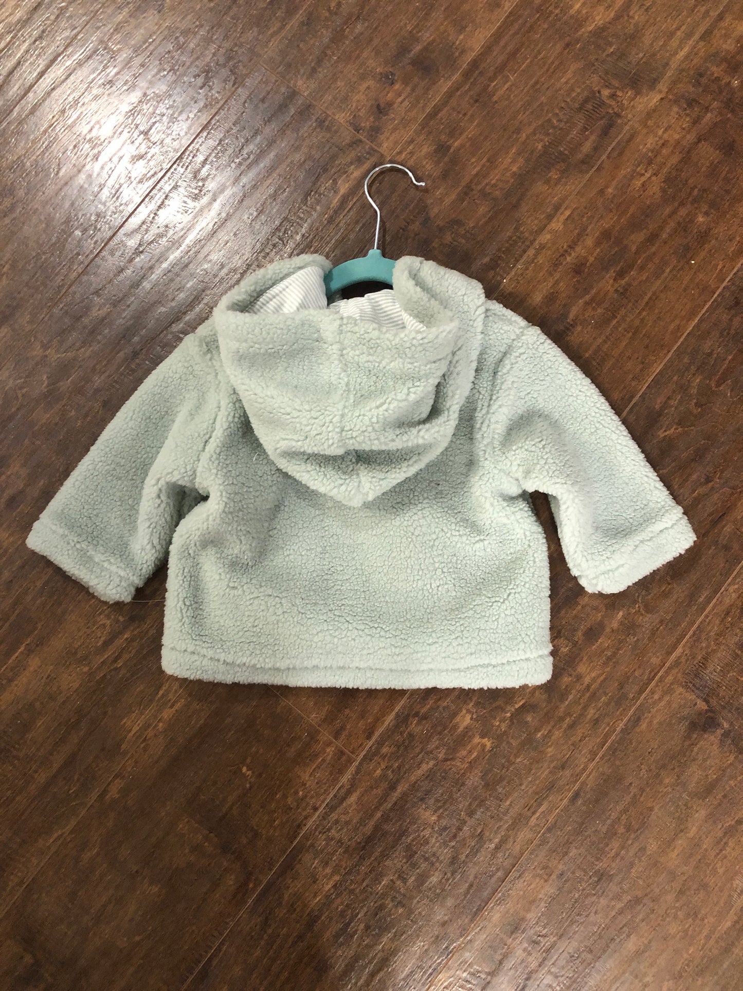 Sage Sherpa-like Coat by Three Sisters