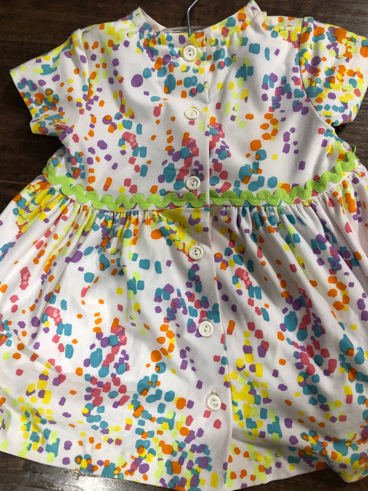 Girls Confetti SS Knit Dress by Ladybug Dezignz