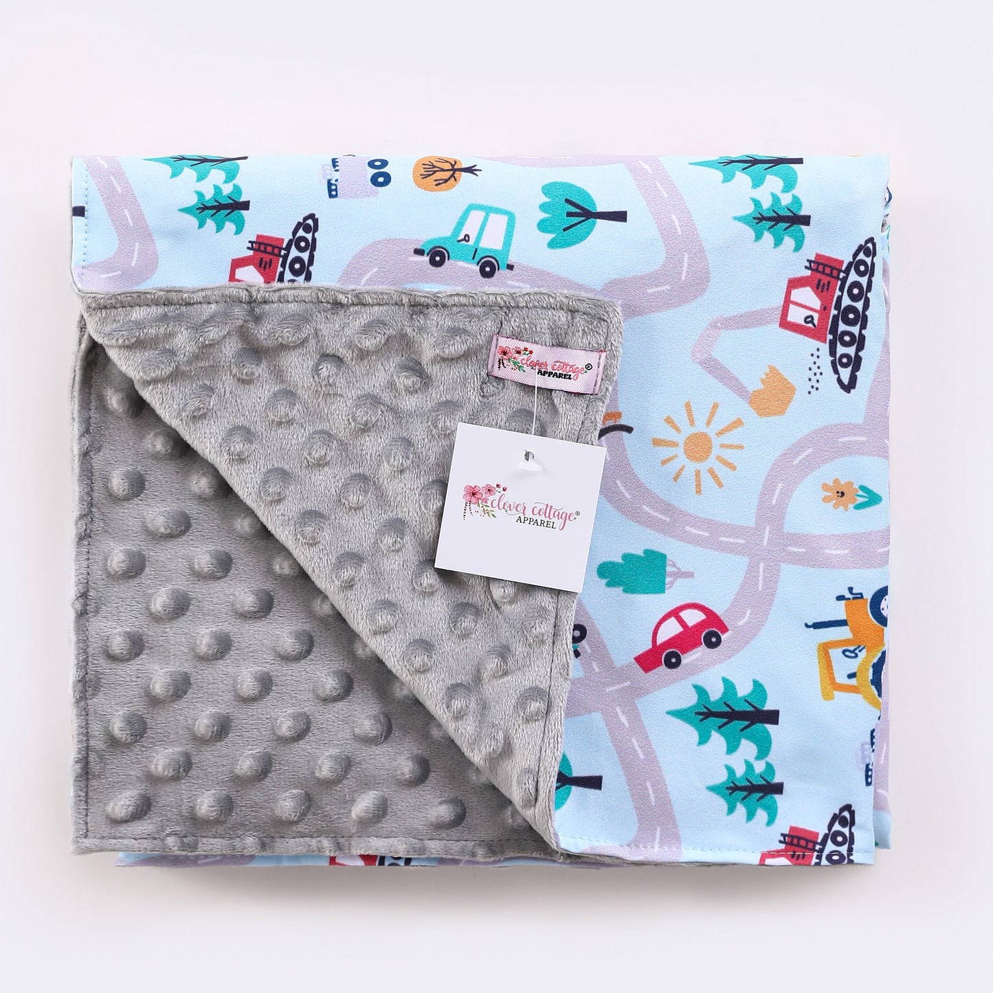 Around Town Baby Blanket by Clover Cottage