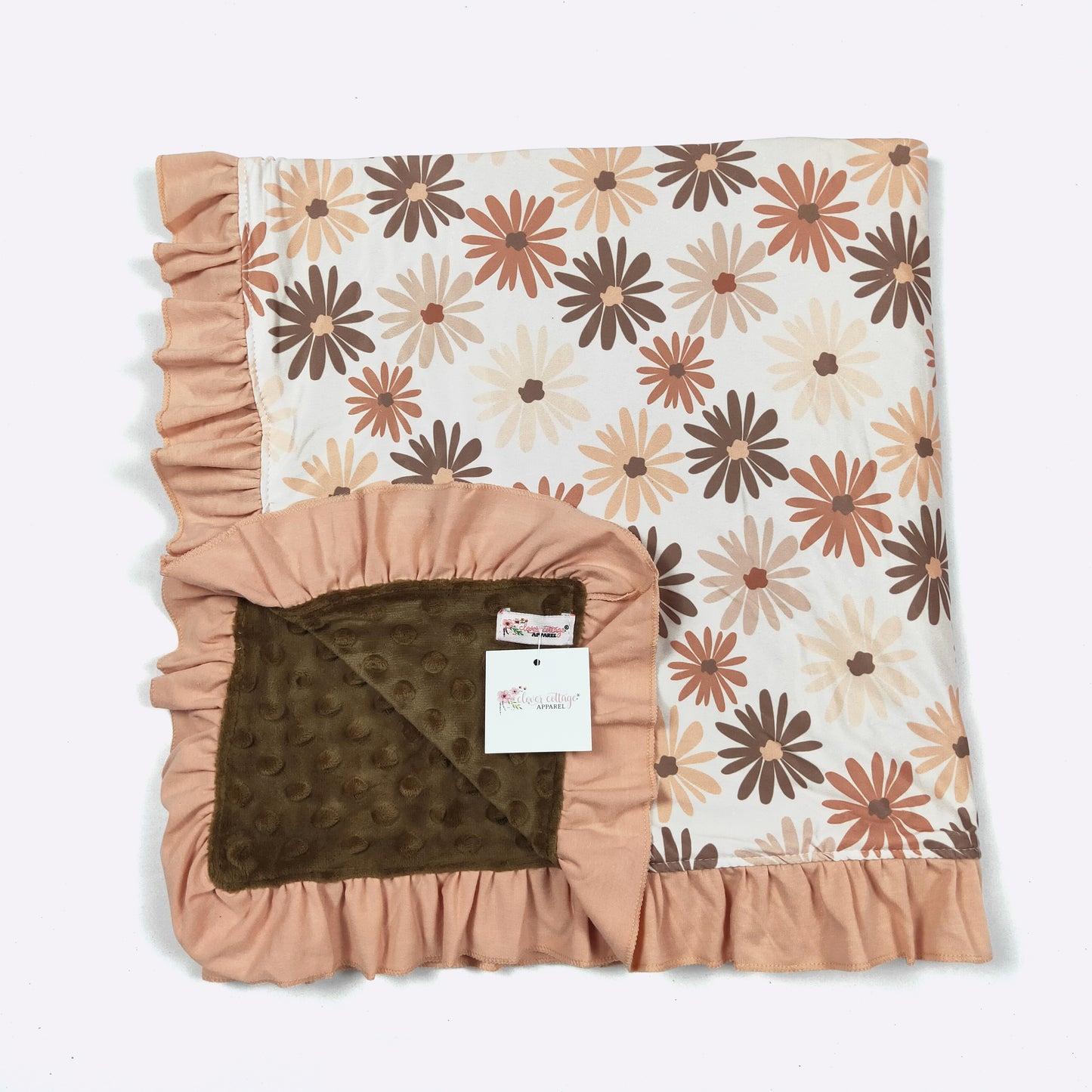 Fall Daisy Baby Blanket by Clover Cottage