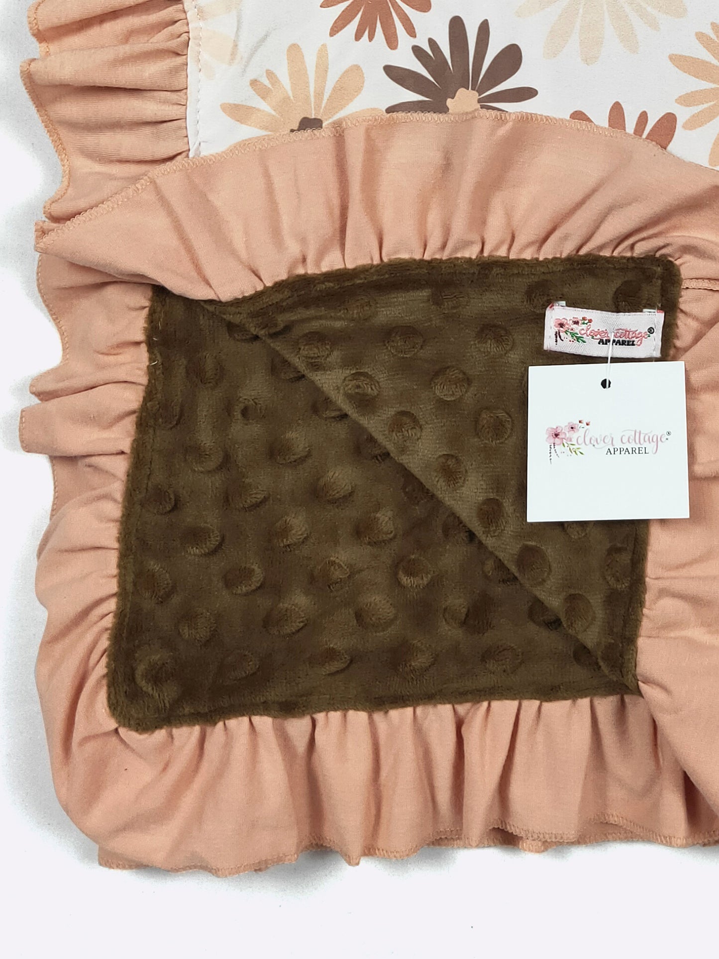 Fall Daisy Baby Blanket by Clover Cottage