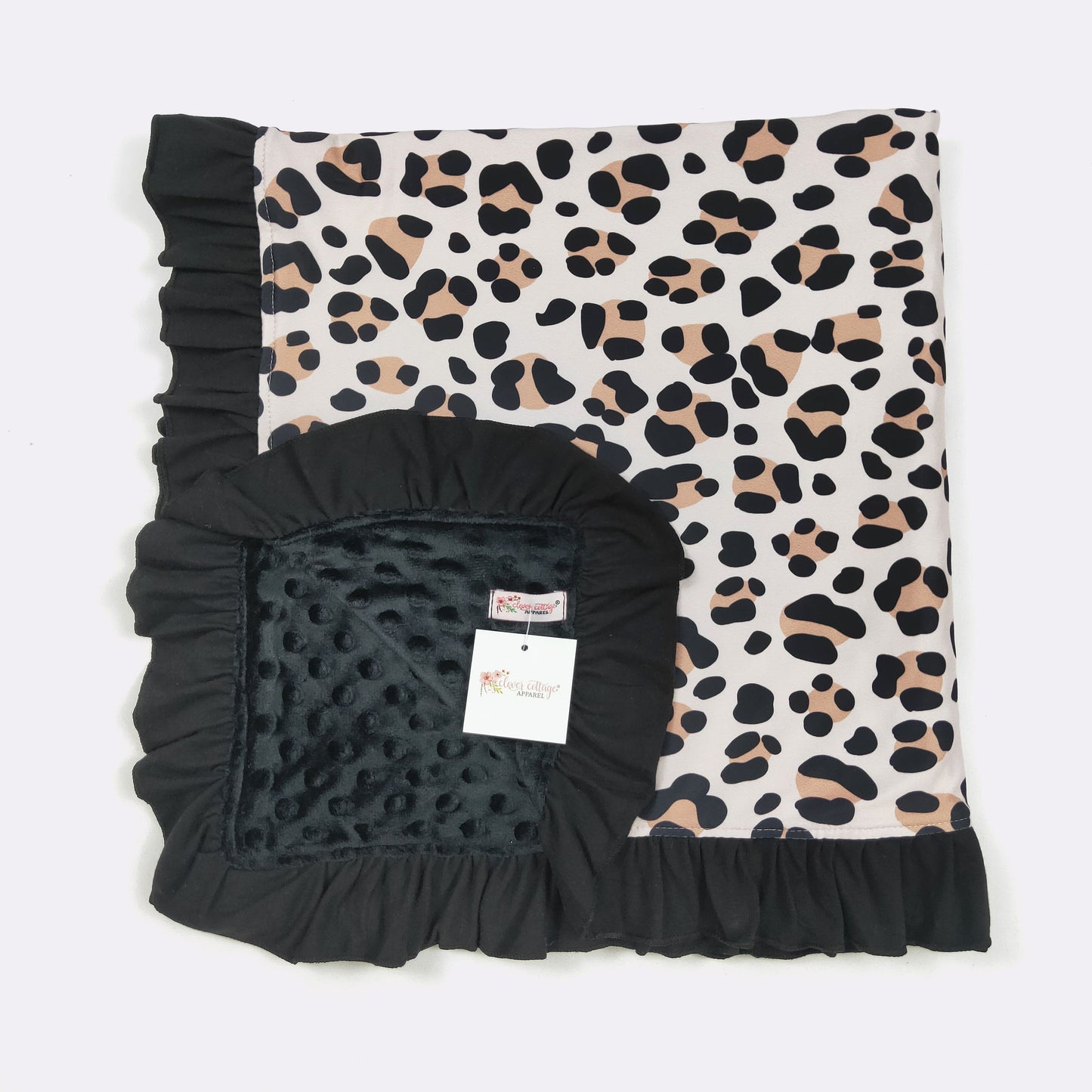 Leopard Blanket by Clover Cottage