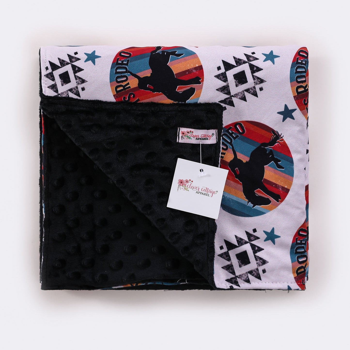 Let's Rodeo Baby Blanket by Clover Cottage