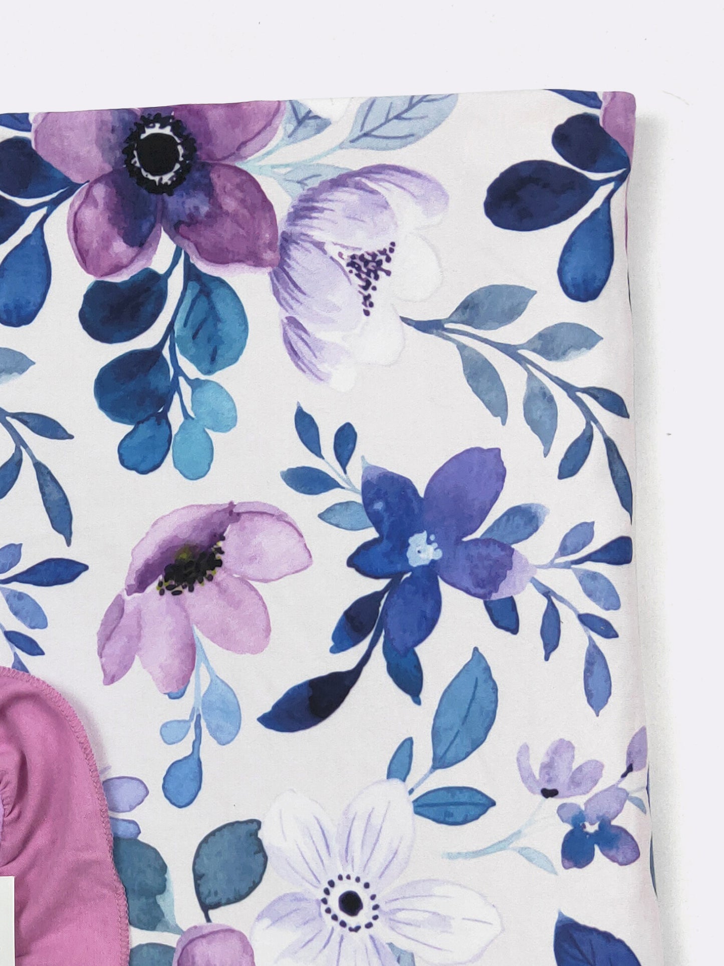 Violet Blooms Blanket by Clover Cottage