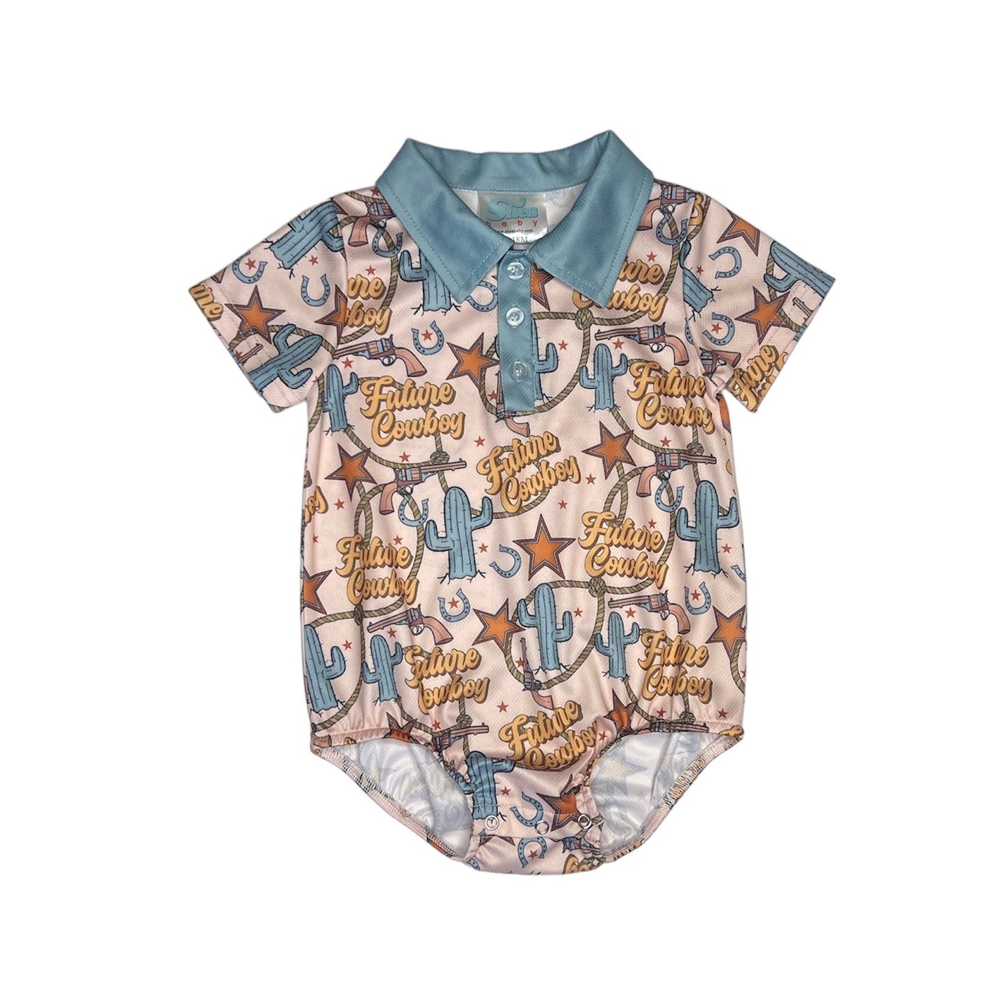 Boys Future Cowboy Onesie/Shirt by Shea Baby
