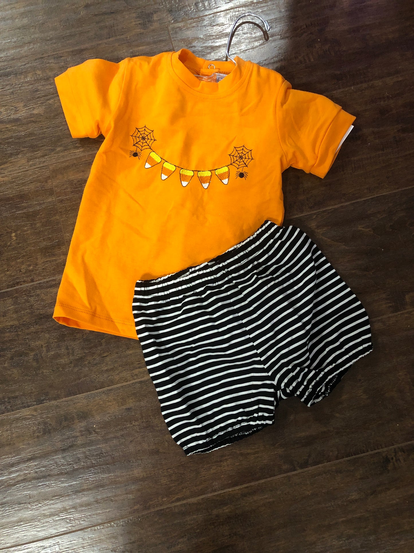 Boys Candy Corn 2-Piece Set by Three Sisters