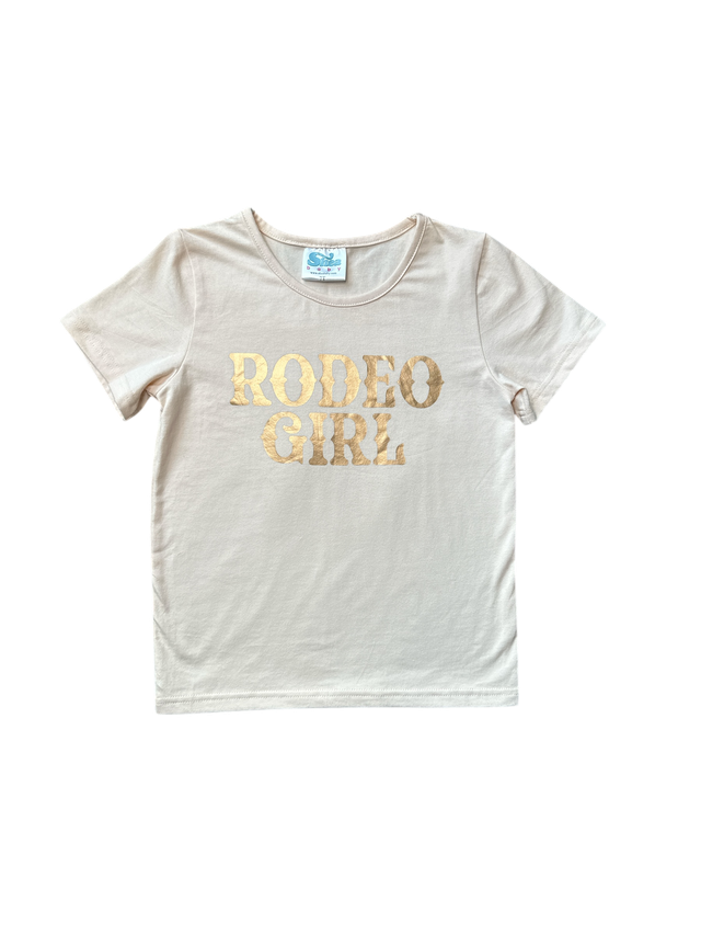 Girls Rodeo Girl Short Sleeve Tee by Shea Baby